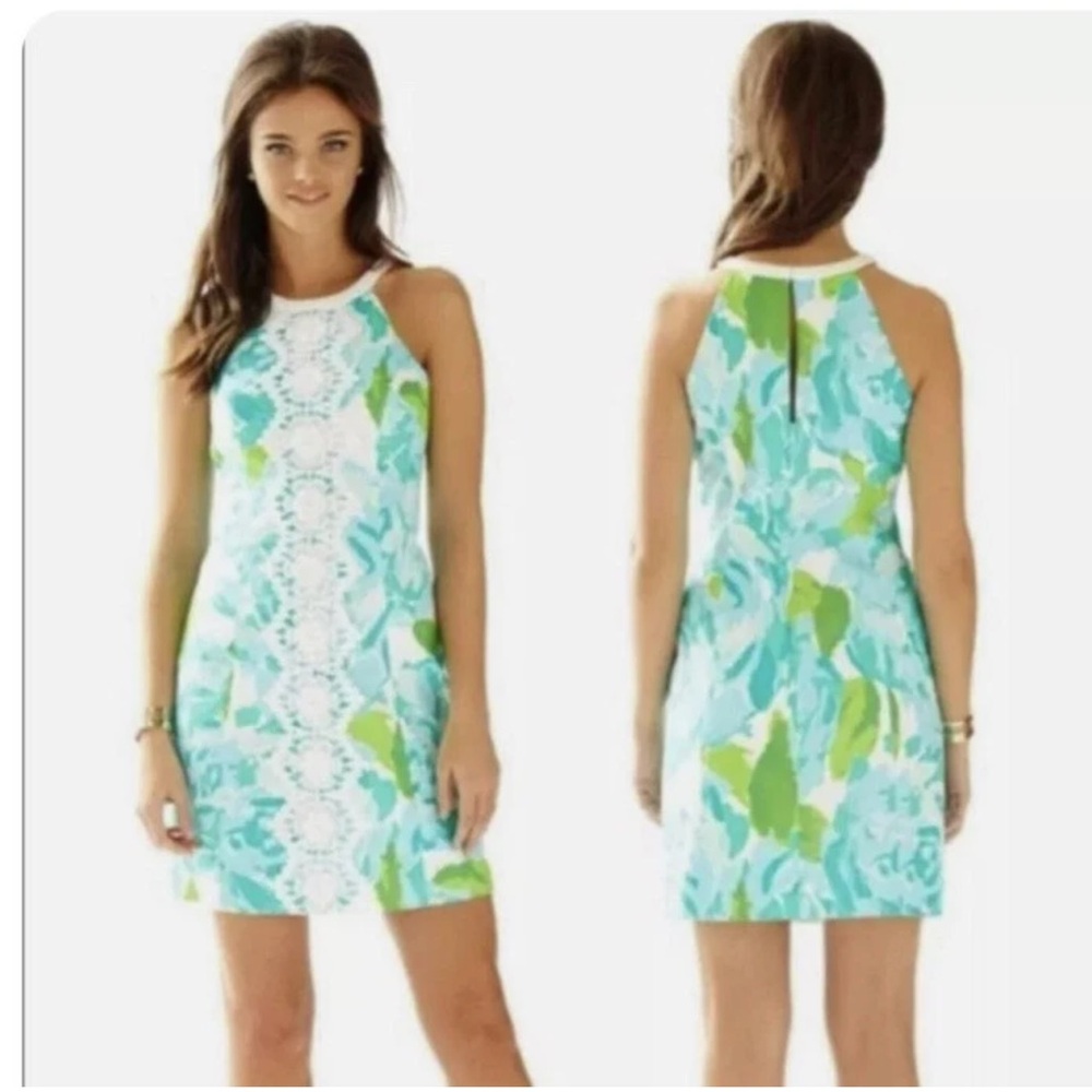 Lilly Pulitzer Pastel Dress with Pink Label